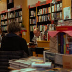 Michael Broemmel in der Humboldt Buchhandlung Foto: Marvin Dreblow